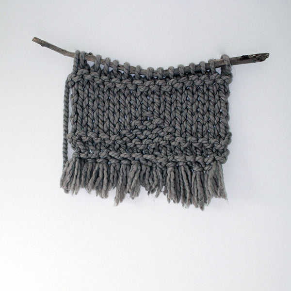 Little Oneroa Hand Knitted Wallhanging