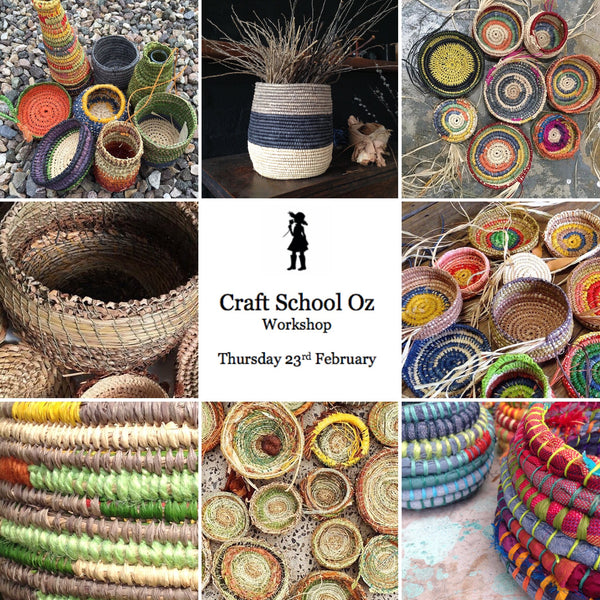 CRAFT SCHOOL OZ Basket Coiling